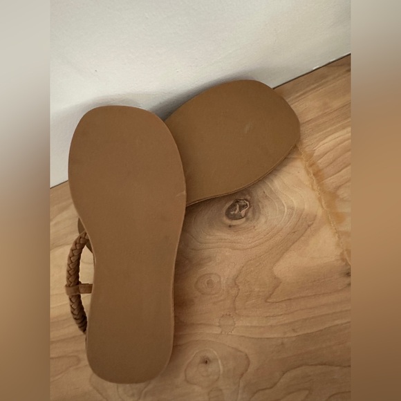 GIA/RHW Braided Suede 
Thong Slingback Sandals - Picture 4 of 15